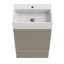 Meuble-lavabo sur pied 20 po - Lavabo moderne en cachemire gris-121112529