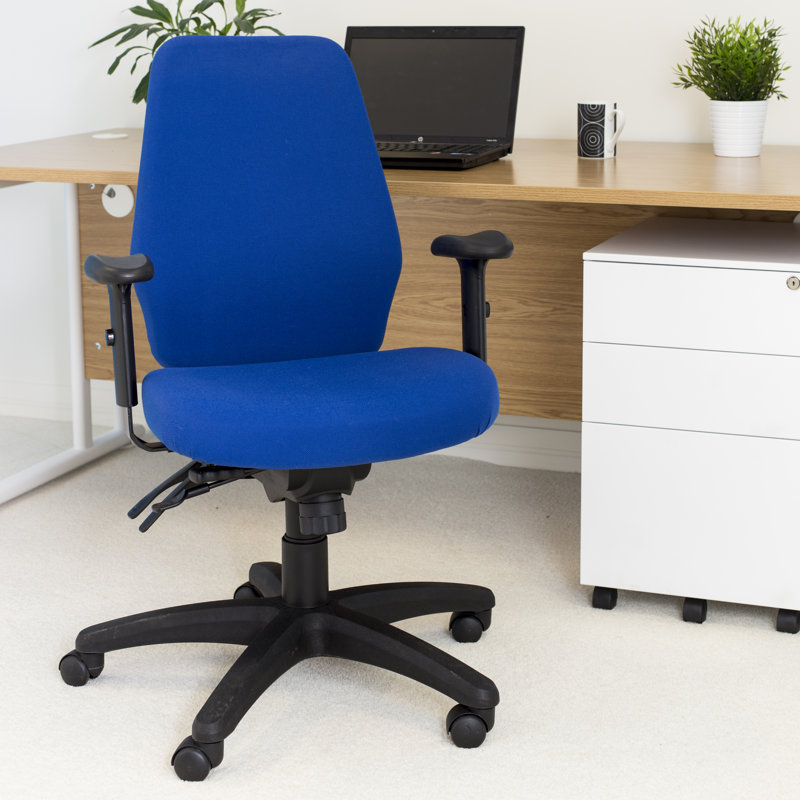 Sisyphus Polyester Blend Office Chair, Royal Blue