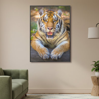 Single Picture Frame LED Illuminated Wall Art Wall Art on Glass / Aluminium
