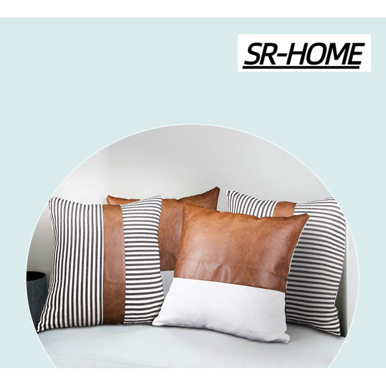 https://assets.wfcdn.com/im/55111595/resize-h755-w755%5Ecompr-r85/2266/226694151/Striped+Faux+Leather%2Fcotton+Pillow+Cover.jpg