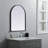 Sabine Metal Arch Wall Mirror-272105429-272105428