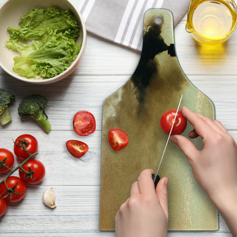 Planche à découper en verre trempé Ambesonne