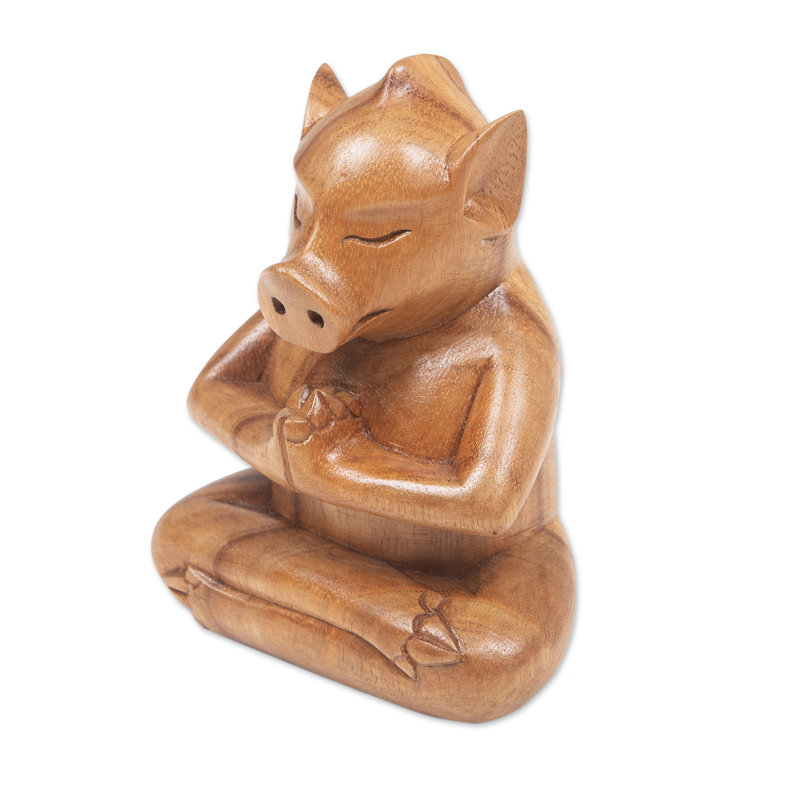Statuette en bois Trinx