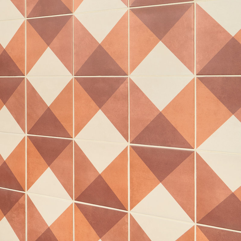 Art Geo By Elizabeth Sutton 7.87 In. X 7.87 In. Matte Porcelain Floor And Wall Tile (10.76 Sq. Ft. / Case)