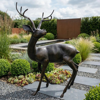 Animals Weather Resistant Rust Resistant Metal Garden Statue
