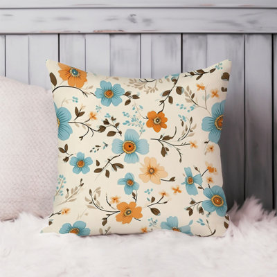 Floral Retro Flower Dream Flowers Pattern Cottage