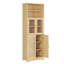 Armoire de rangement 66,9 po H 4 po 6 portes Romainville