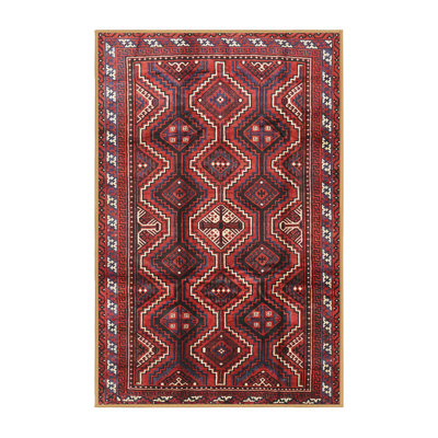 Tapis rouge à motif sud-ouest