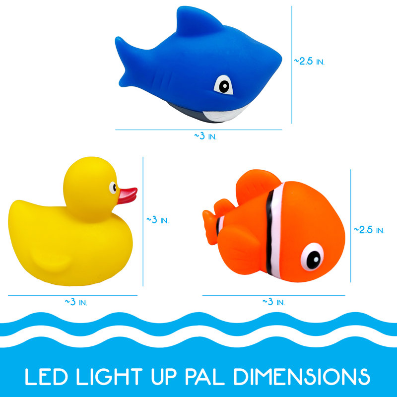 Éclairage DEL: Pal - Asstd - canard, baleine, poisson