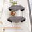 Corner Floating Shelves Set Of 4 - Wall Mounted Storage Shelving With Cable Hole, Rustic Wood Shelf Organizer For Bathroom, Bedroom, Kitchen - Sturdy And Easy To Install