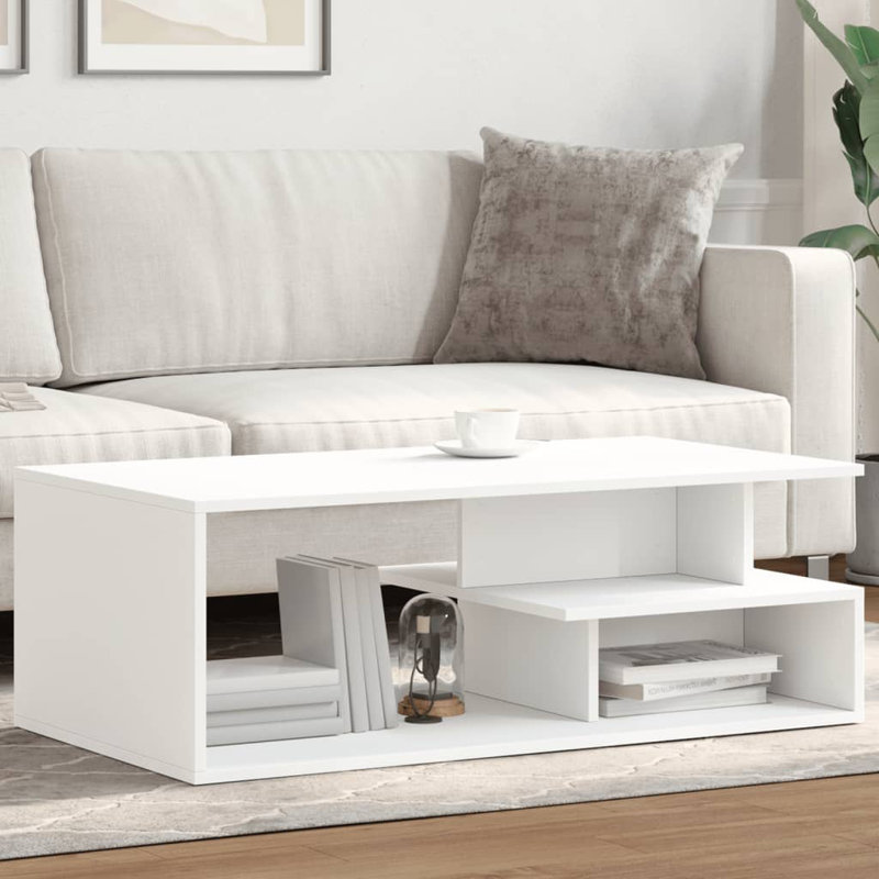 Argirdas Coffee Table with Storage, White