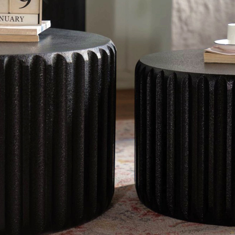 Ensemble de tables basses rondes