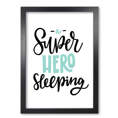 Superhero Sleeping - Print