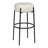 Paola 30" Industrial Round Backless Bar Stool, White Bouclé Seat and Black Metal Frame for Kitchen Island or Home Bar-1693037629-1693038018