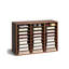 Organisateur de documents en bois 27 compartiments, tablettes réglables, centre de courrier en panneau de fibres à densité moyenne, rangement pour documents scolaires, documents, magazines-115899226-115899223