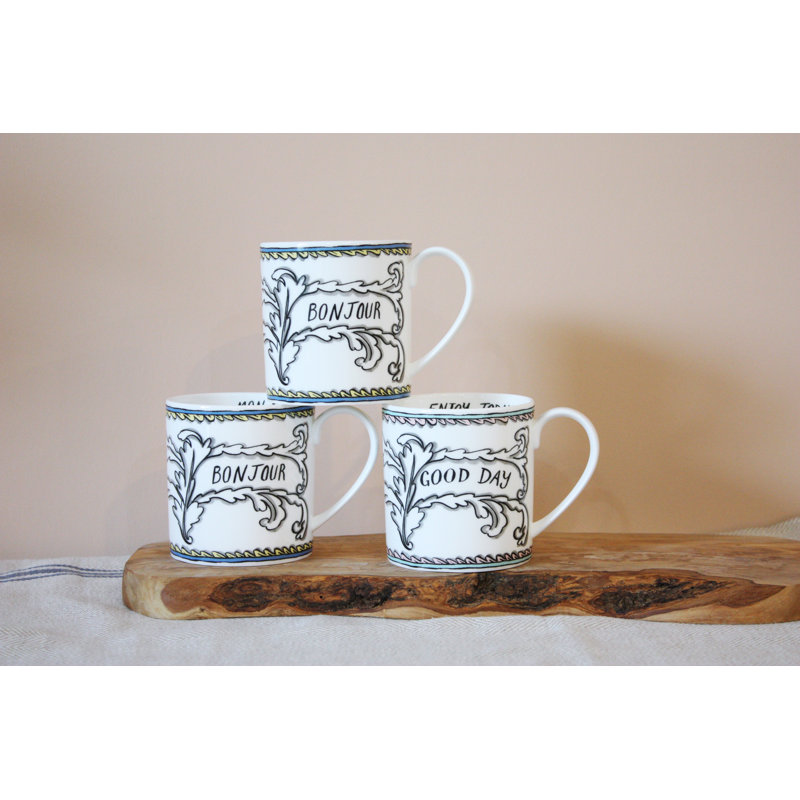 Enjoy Bone China Coffee Mug
