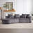 Chumenti Boneless Modern Oversized Sectional Sofa-108844350-108844352