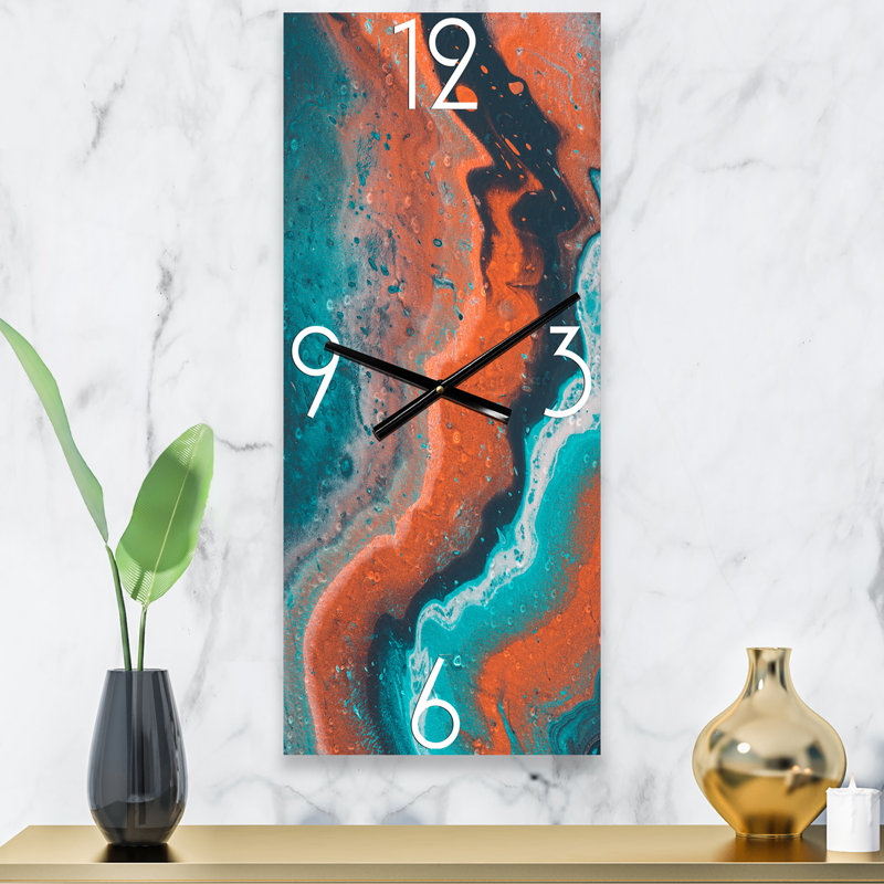 Horloge murale abstraite, Grand