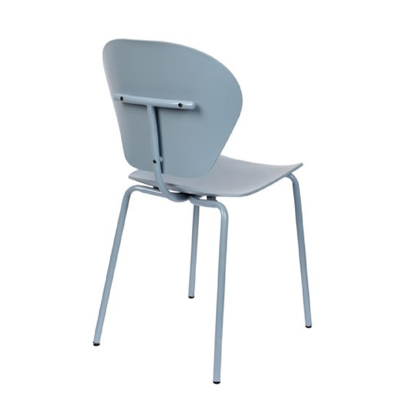 Weakley Outdoor Dining Side Chair, Blue
