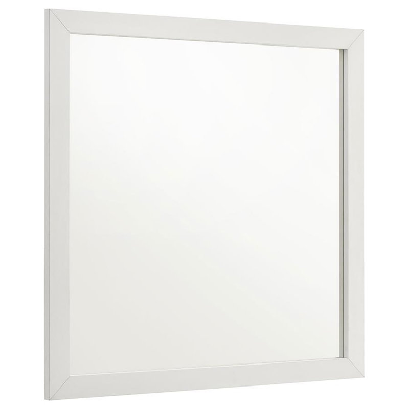 Miroir pour commode Getty, Blanc