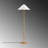 Glamorous Floor Lamp with Metal Body, 18.1 x 18.1 x 59.1 inches | E27 Socket, Max 40W | Base Plate: 12.2 x 12.2 x 0.8 inches | 6.6 ft Cable | Elegant Lighting for Living Room, Bedroom, or Office | Stylish and Functional Design-838591814