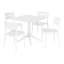 Ensemble repas carré pour 4 personnes-244289337