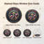 Panneau de fenêtre en verre pour décoration intérieure Torch Stars USA 250th Anniversary - H 12 po-126676342