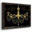 Golden Chandelier, reproduction sur toile encadrée-523244851-523244848