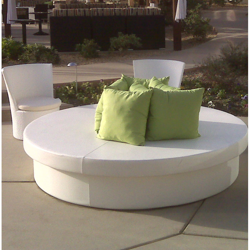 SunPad Outdoor 8 - Seat Patio Daybed, Steel Gray