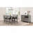 Rustic Gray Counter Height Dining Table