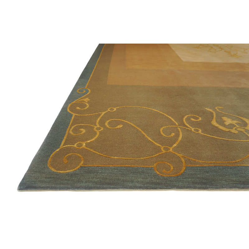 Presidential Hand Knotted Oriental Area Rug in Taupe