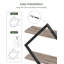 38cm W Metal Wall Mounted Shelving Unit