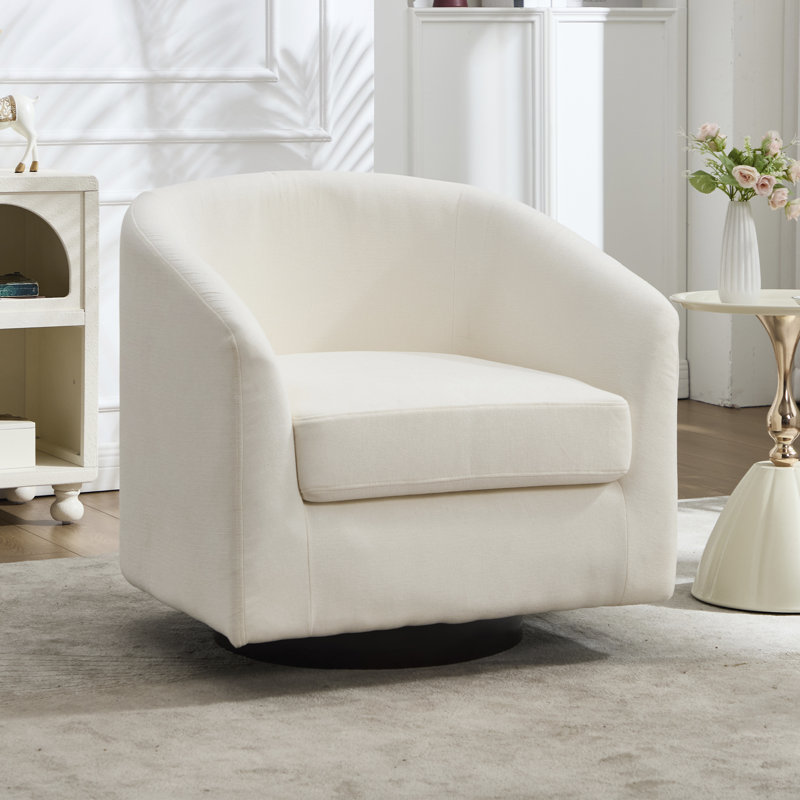 Fauteuil d'appoint rembourré 28,5 po, Ivory