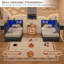 Upholstered Linen Daybed-323352534-323352535