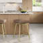 Tabouret pivotant carré en métal et à hauteur ajustable Wyndham-127271875-127271872