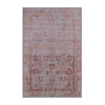 Tapis multicolore tissé à la machine Cletha