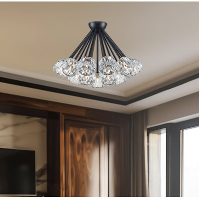 Plafonnier semi-encastré 19 lumières Konotopsky