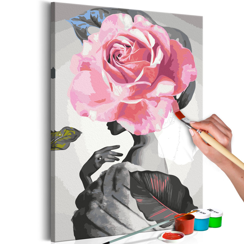 Paint By Numbers Kit - Rose And