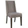 Reber Linen Side Chair in Gray