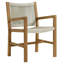 Ensemble de 2 chaises de salle à manger en teck et corde Vienna Vienna-105239718