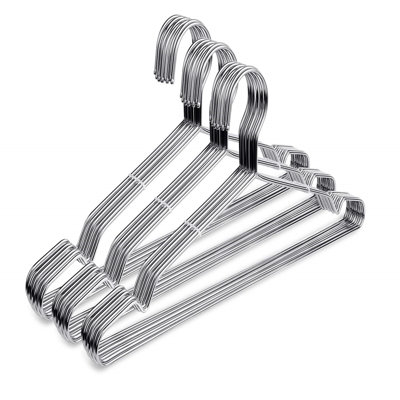Cintre standard Nehemas en métal antidérapant pour costume / manteau / robe / chandail (lot de 30)