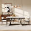 Moiser 65" to 94.5" Extendable Dining Table For 8-10 with Sintered Stone Top-212023933