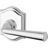 Federal Privacy Door Lever with Traditional Arch Rose