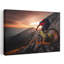 «Epic Mountain Biking Sunset», impression spectaculaire sur un paysage contemporain de montagne-129709317