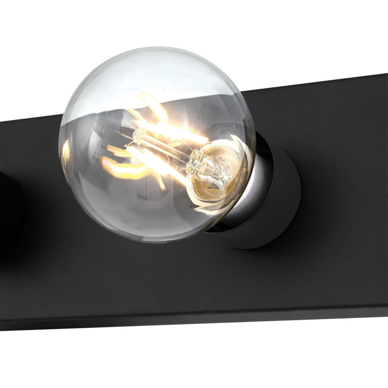 Luminaire mural d'intérieur à quatre lumières Corrigan Studio®, Noir mat