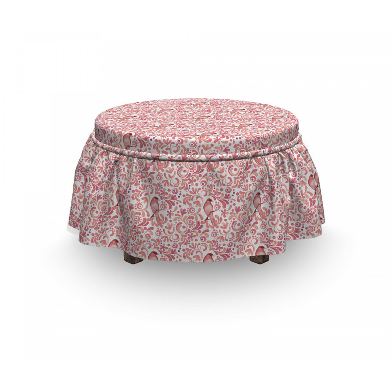 Box Cushion Ottoman Slipcover