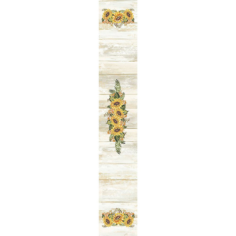 Chemin de table Sunflower Day, 13 po x 90 po