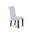 11 Piece Dining Table Set Includes a Rectangle Dining Room Table with Removable Leaf and 10 Grey Linen Fabric Parsons Chairs, Walnut-1586492707