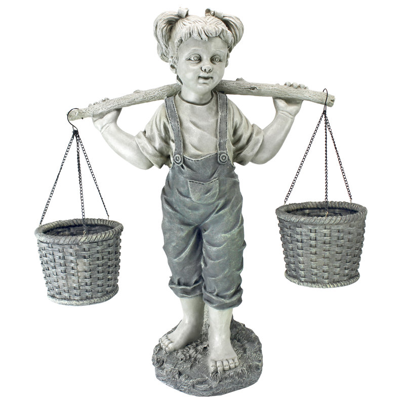 Flowers for Felicity Garden Statue