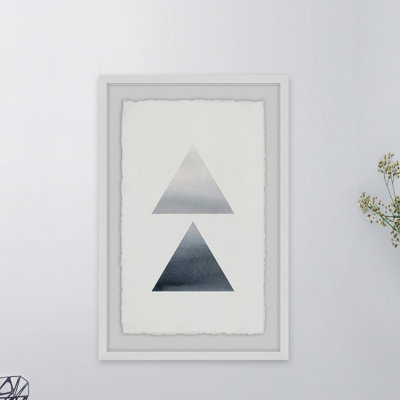 Analeigh «Smoky Diamond», reproduction de peinture à l'aquarelle encadrée